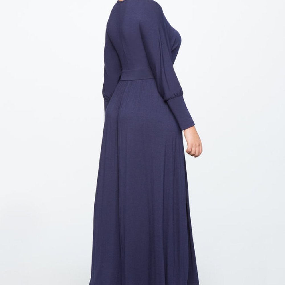 V Neck Maxi Dress Size 18 - Picture 2 of 2